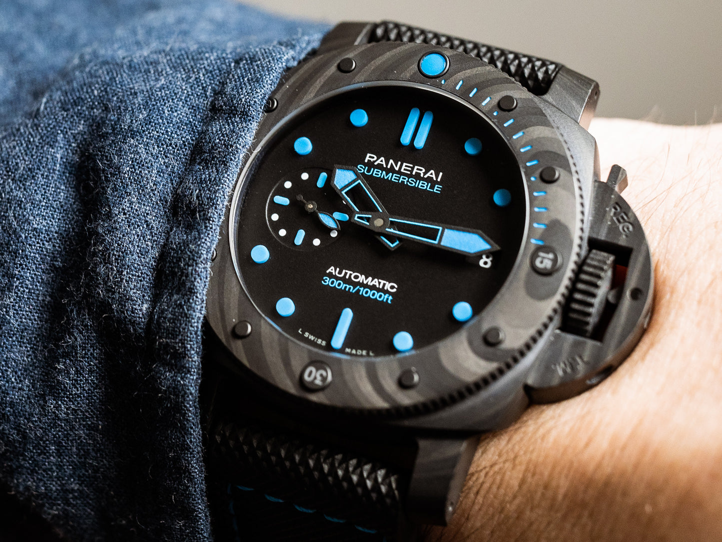 Submersible PAM00960 Carbotech – Automatic 42mm