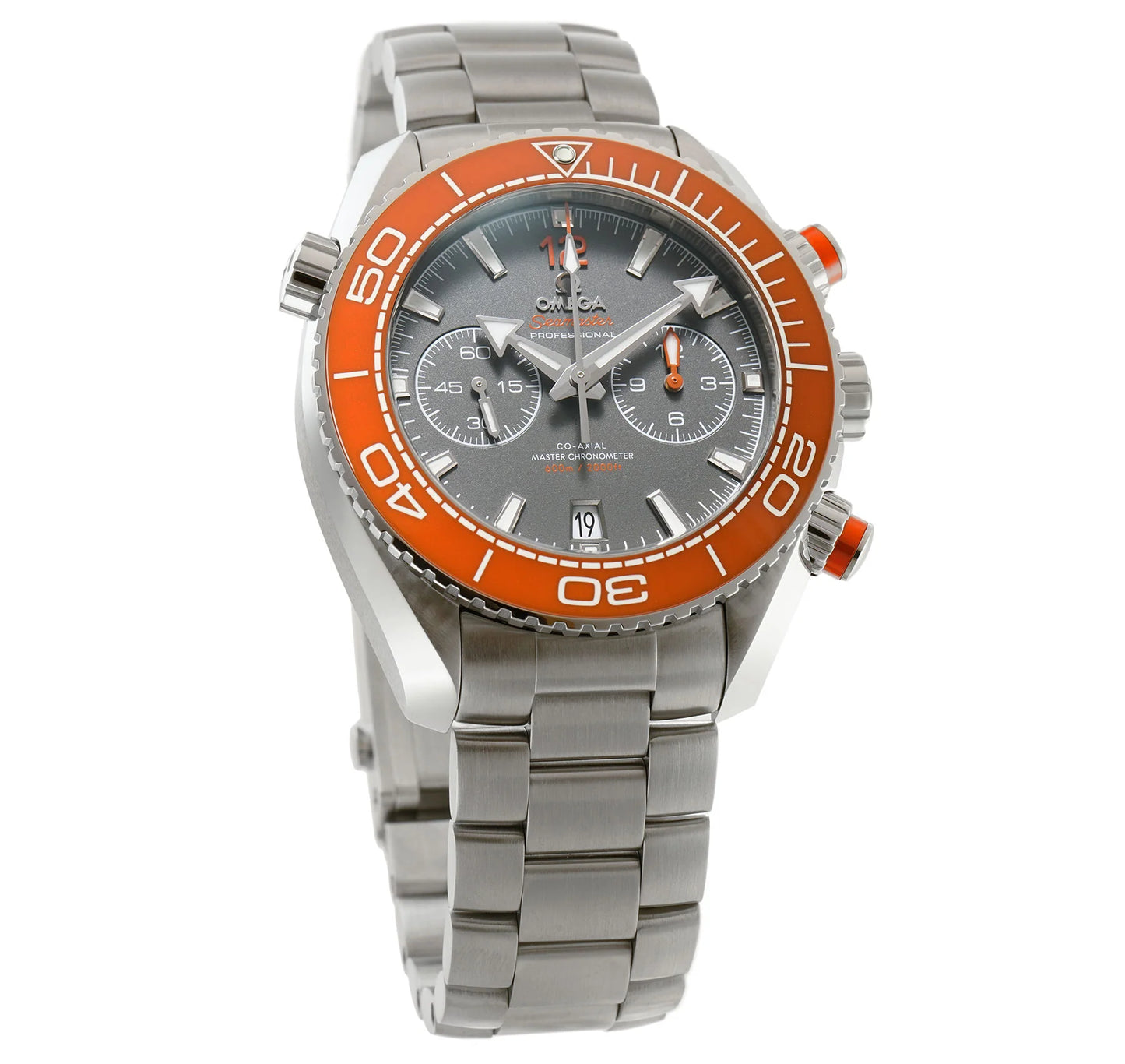 Seamaster Planet Ocean 600M Orange Bezel Bracelet Watch 45.5MM