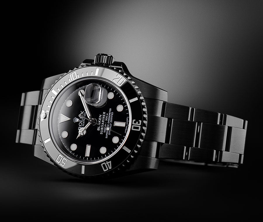 Submariner 116610 Black Dial in DLC Blaken
