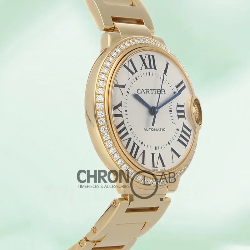 Ballon Bleu 36mm WJBB0043 Ladies Silver Dial Gold