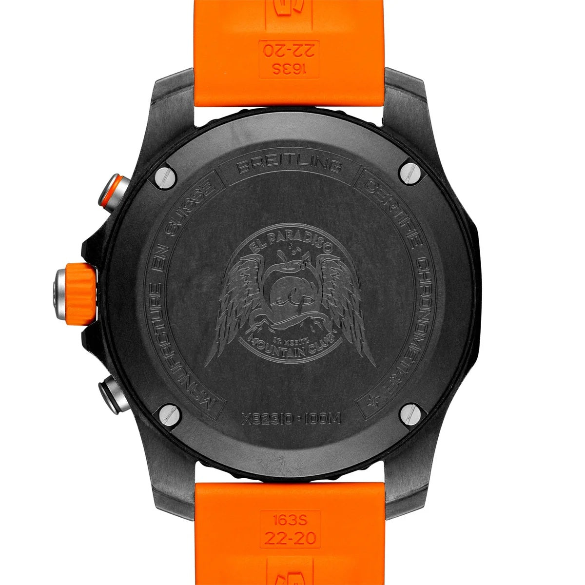 Endurance Pro 44mm Orange Rubber Strap Watch X82310A41B1S1