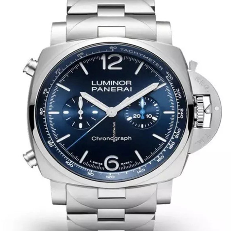 Chrono 44 mm PAM01110-Blue Dial Excellent Condition RRP-£9300