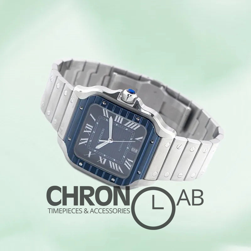 Santos 39mm Men’s W20091X7 Silver