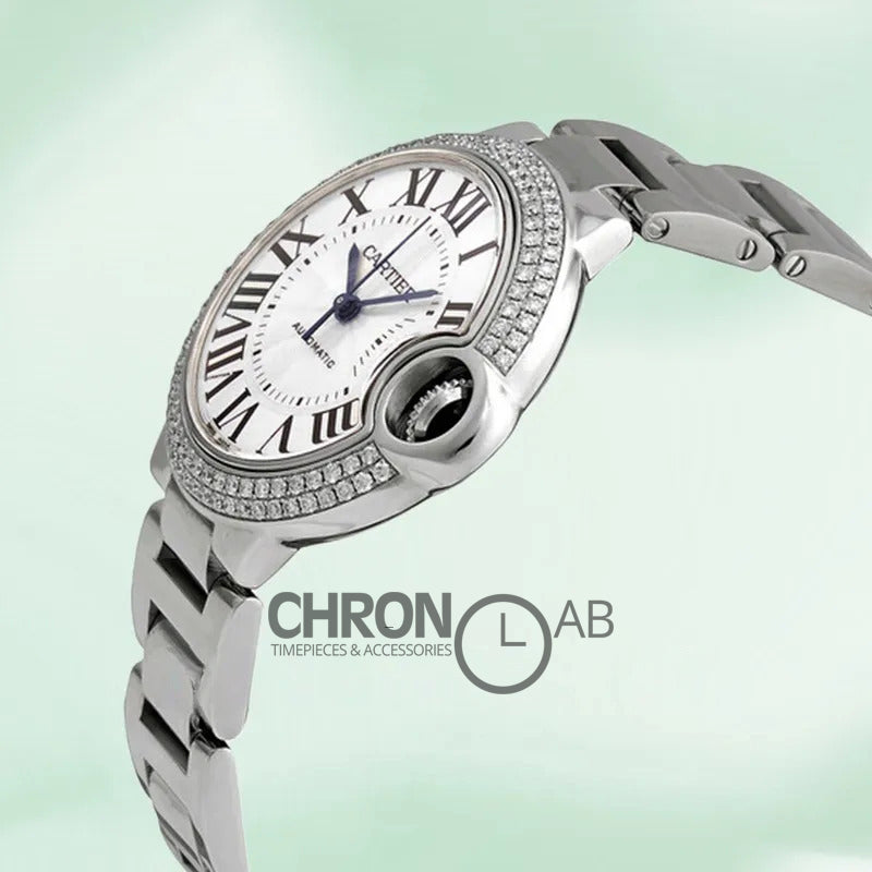 Bleu Ladies WE902065 Automatic Silver White Dial