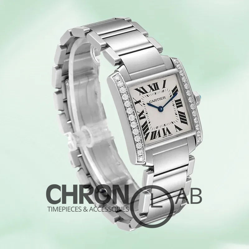 Tank Francaise Ladies W4TA0009 Bracelet White Dial