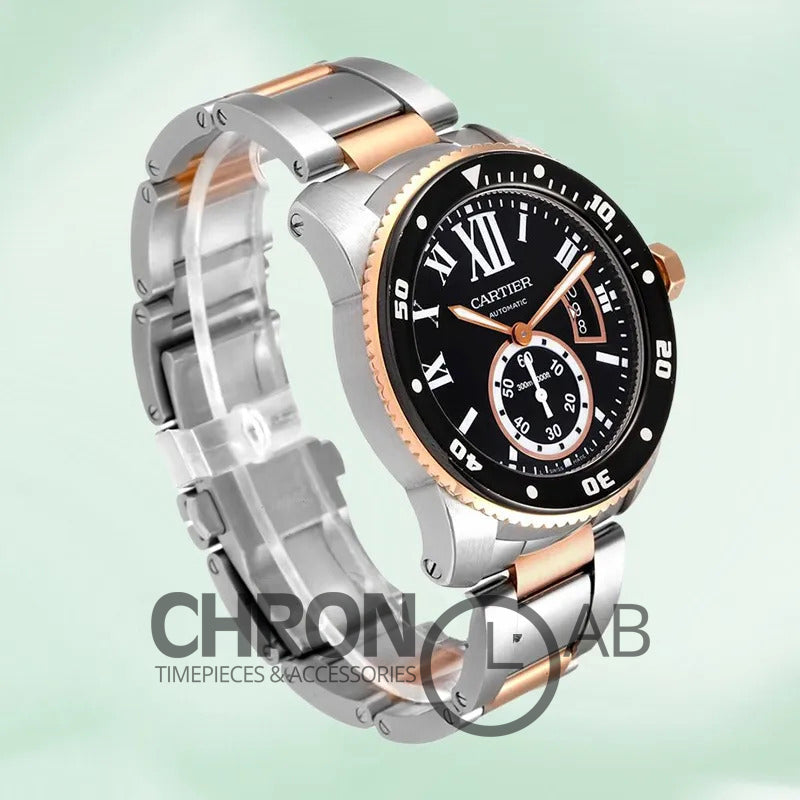 Calibre 42mm Men’s W7100054 Black Dial