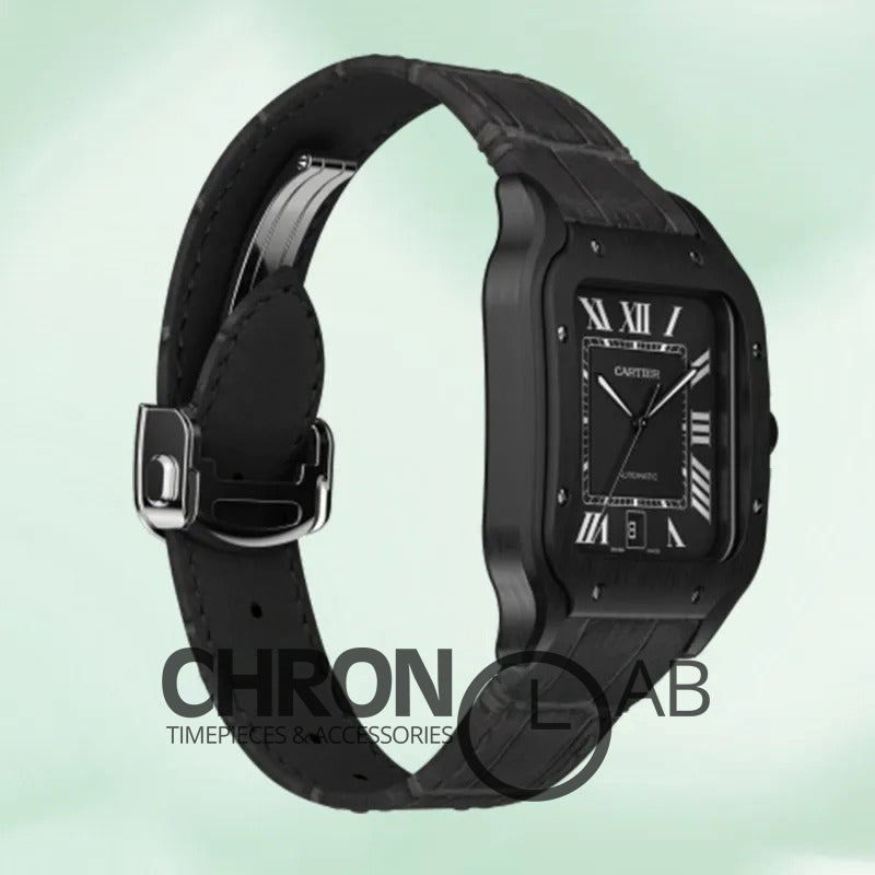 Santos WSSA0039 39mm Men’s Leather Strap Automatic