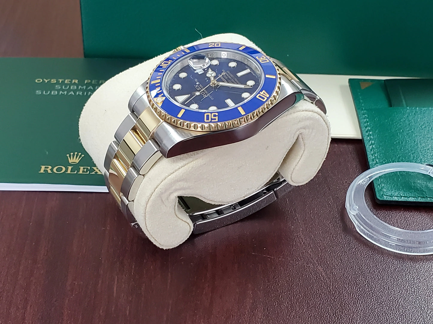 Submariner 2-Tone Blue Dial Ceramic Bezel 40mm