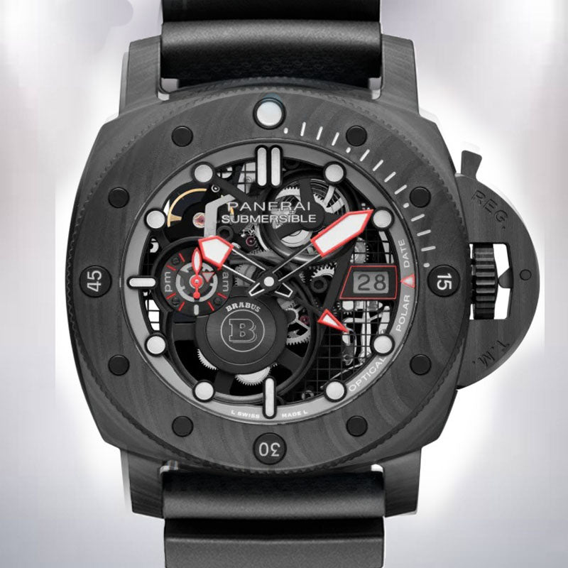 Submersible Brabus Black Ops Edition Rubber Strap 47mm
