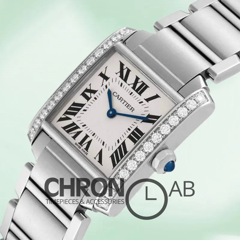 Tank Francaise Ladies W4TA0009 Bracelet White Dial