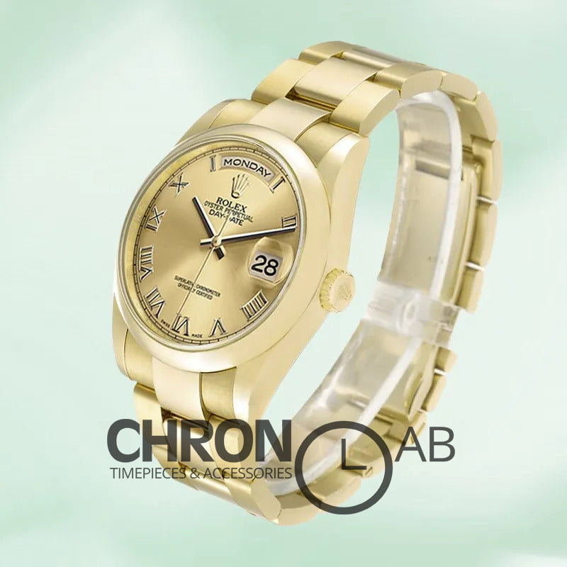 Day-Date 36mm 118208 Pearl Dial Clone
