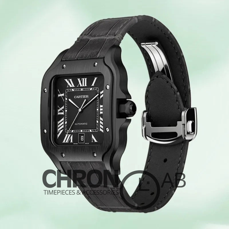 Santos WSSA0039 39mm Men’s Leather Strap Automatic