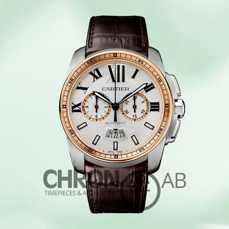 Calibre Men’s 42mm W7100043 Quartz Silver-tone