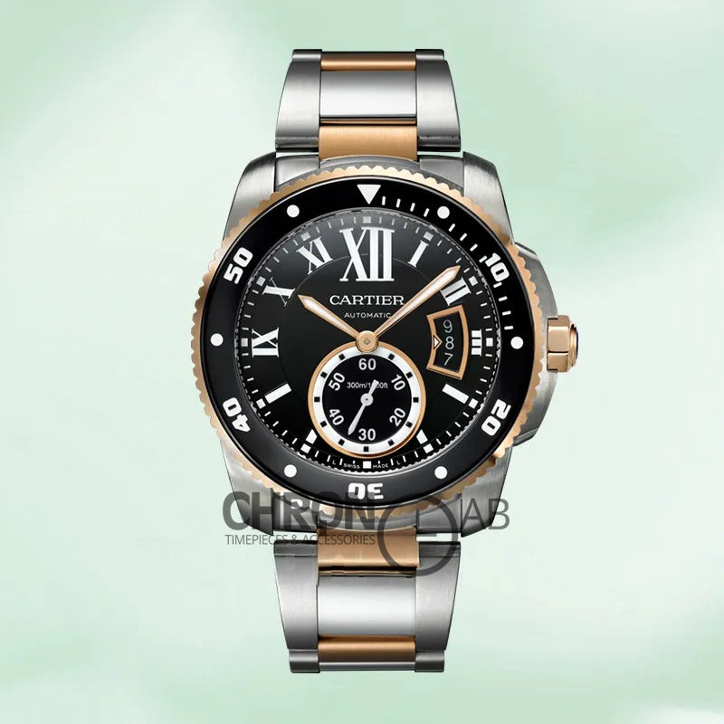 Calibre 42mm Men’s W7100054 Black Dial