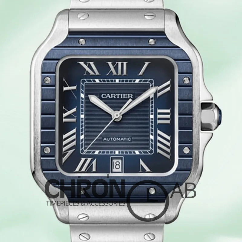 Santos 39mm Men’s W20091X7 Silver