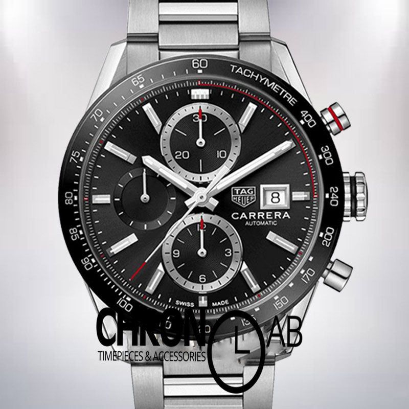 Carrera 43mm Men CBM2110.BA0651 Silver-tone Quartz
