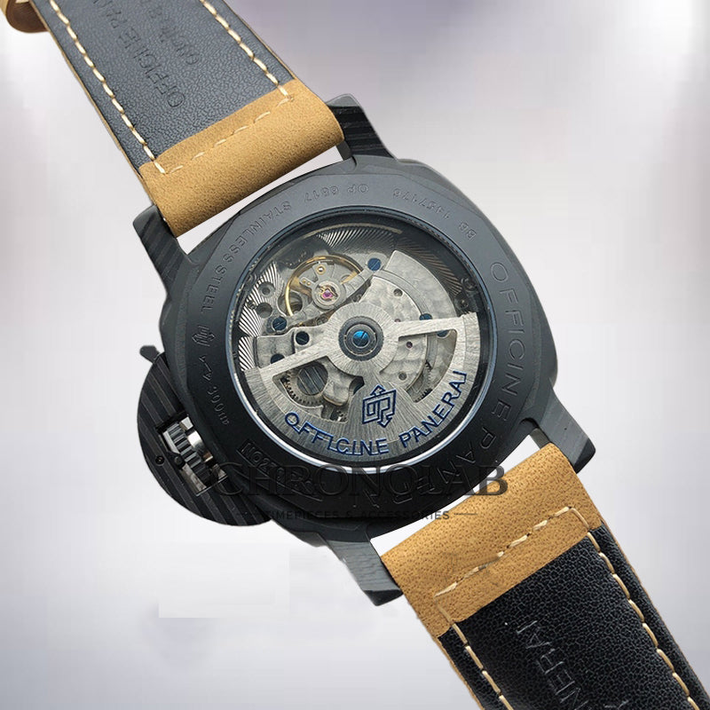 Panerai Luminor GMT PAM00441 Ceramica Men's 44mm Automatic Leather Strap