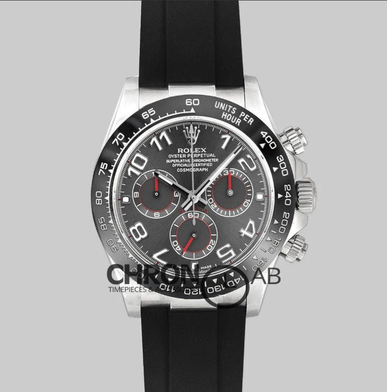 Cosmograph Daytona 116519LN Black Dial in White Gold