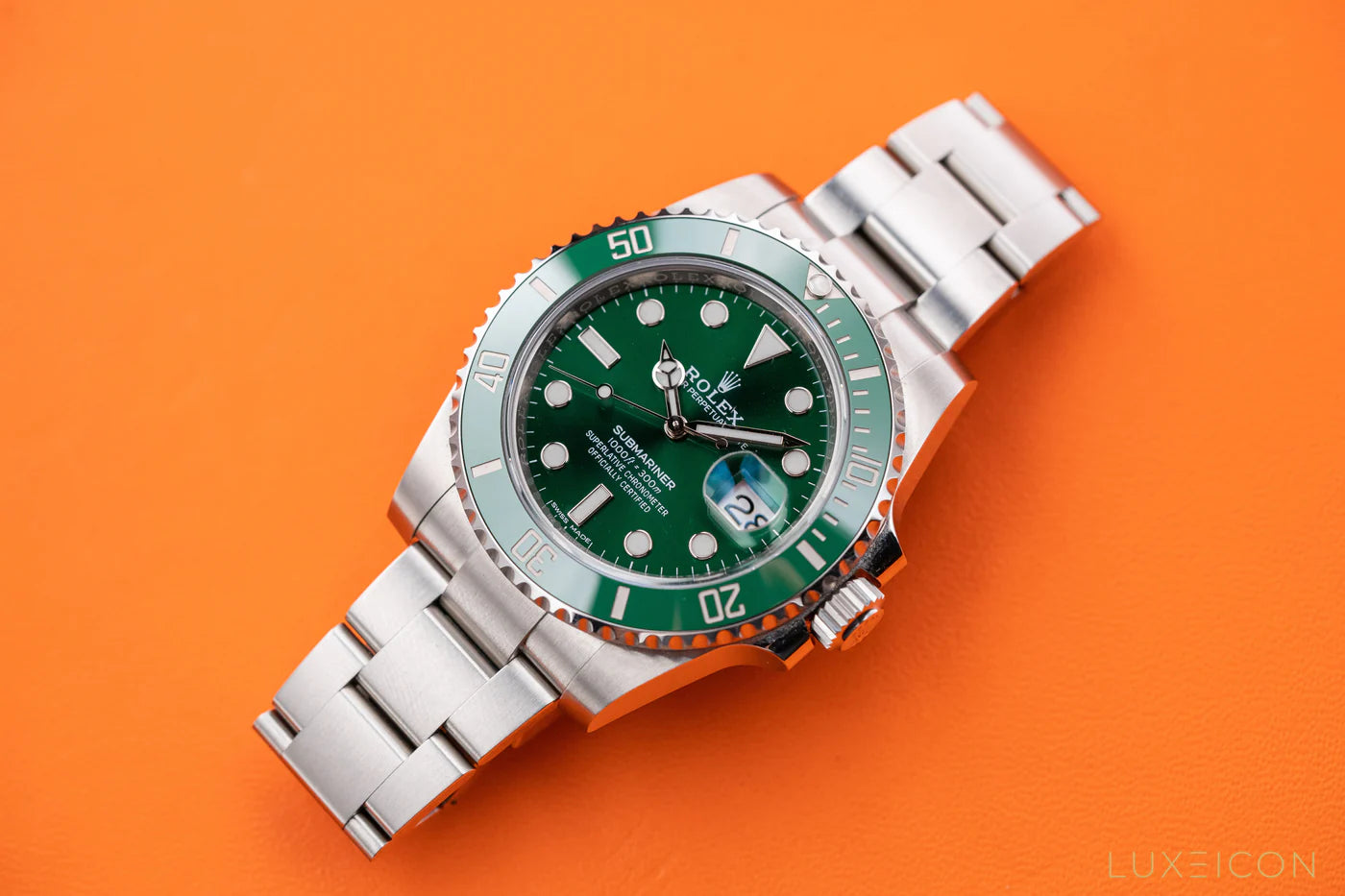 Submariner Date SS Green Dial Ceramic Bezel 40mm Clone