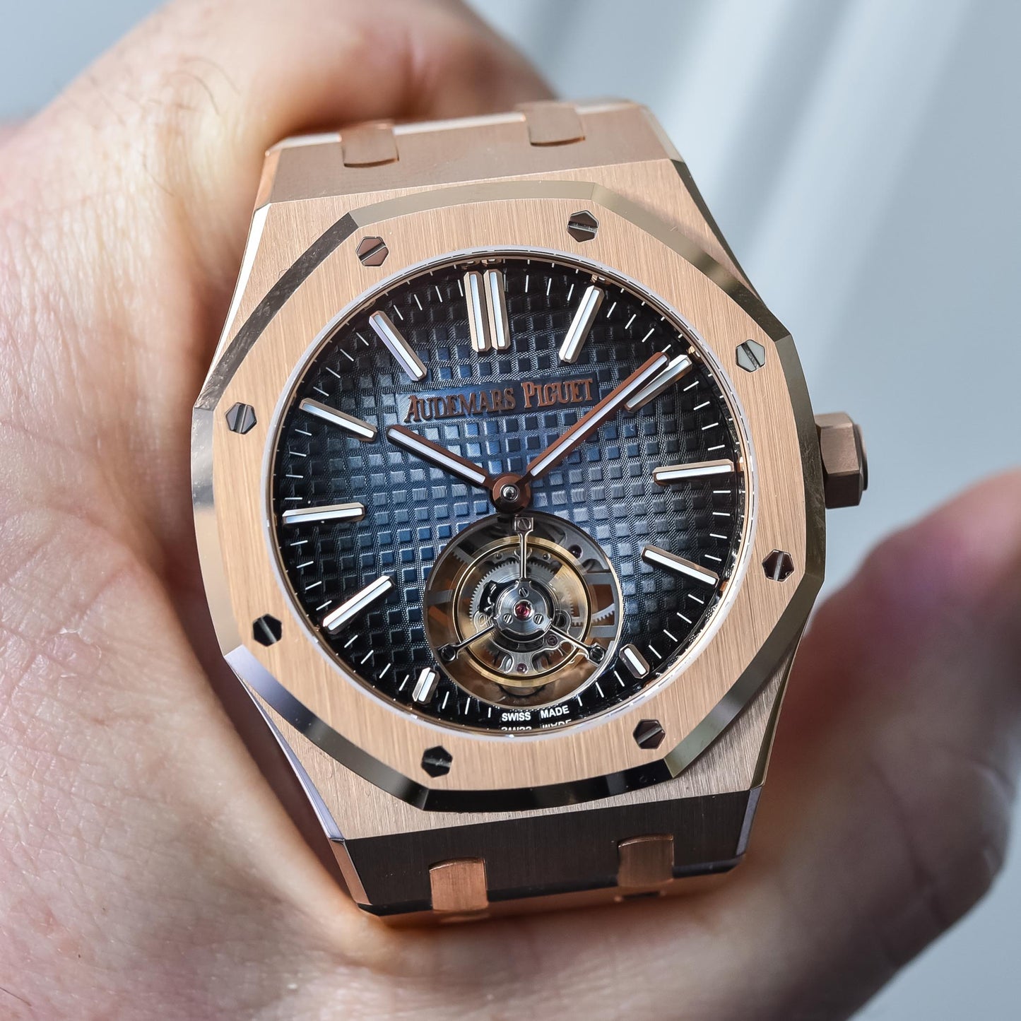 Royal Oak Flying Tourbillion 41mm Rose Gold Blue Dial 26730OR.OO.1320OR.02