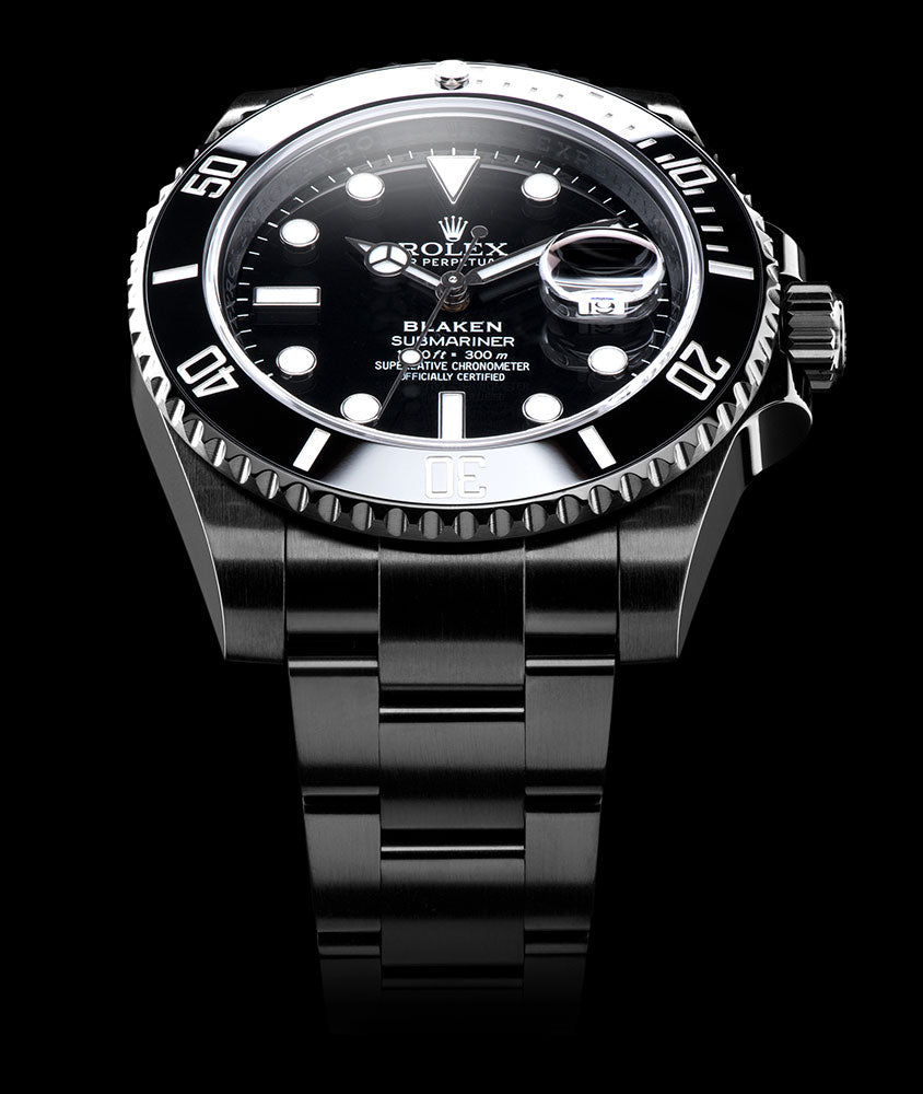 Submariner 116610 Black Dial in DLC Blaken