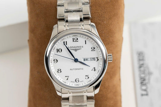 Longines Master Replica Watch White Dial Metal Wire 38.5mm Clone