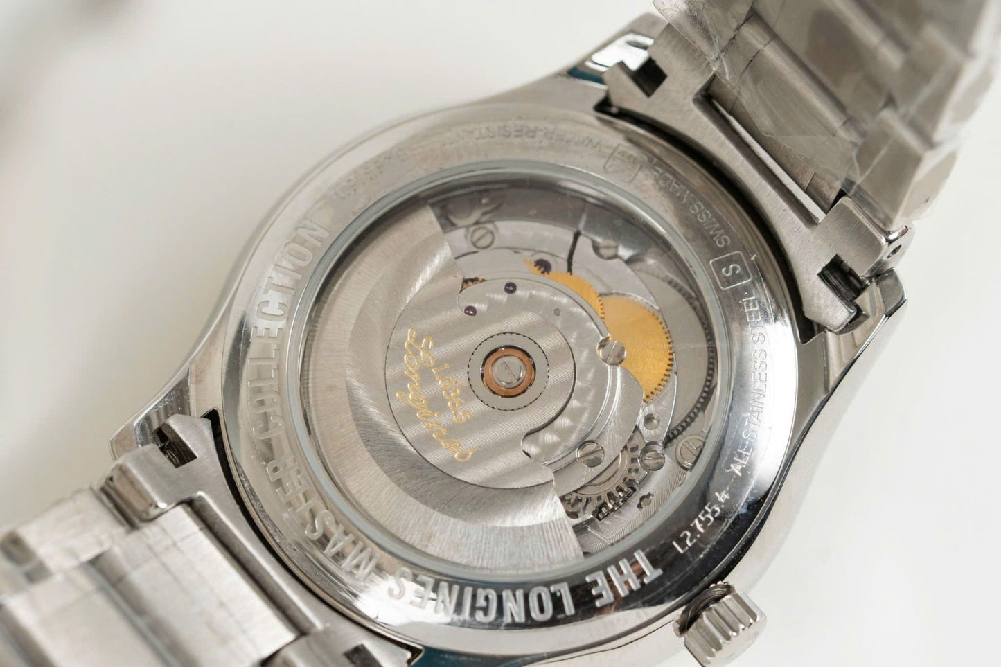 Longines Master Replica Watch White Dial Metal Wire 38.5mm Clone