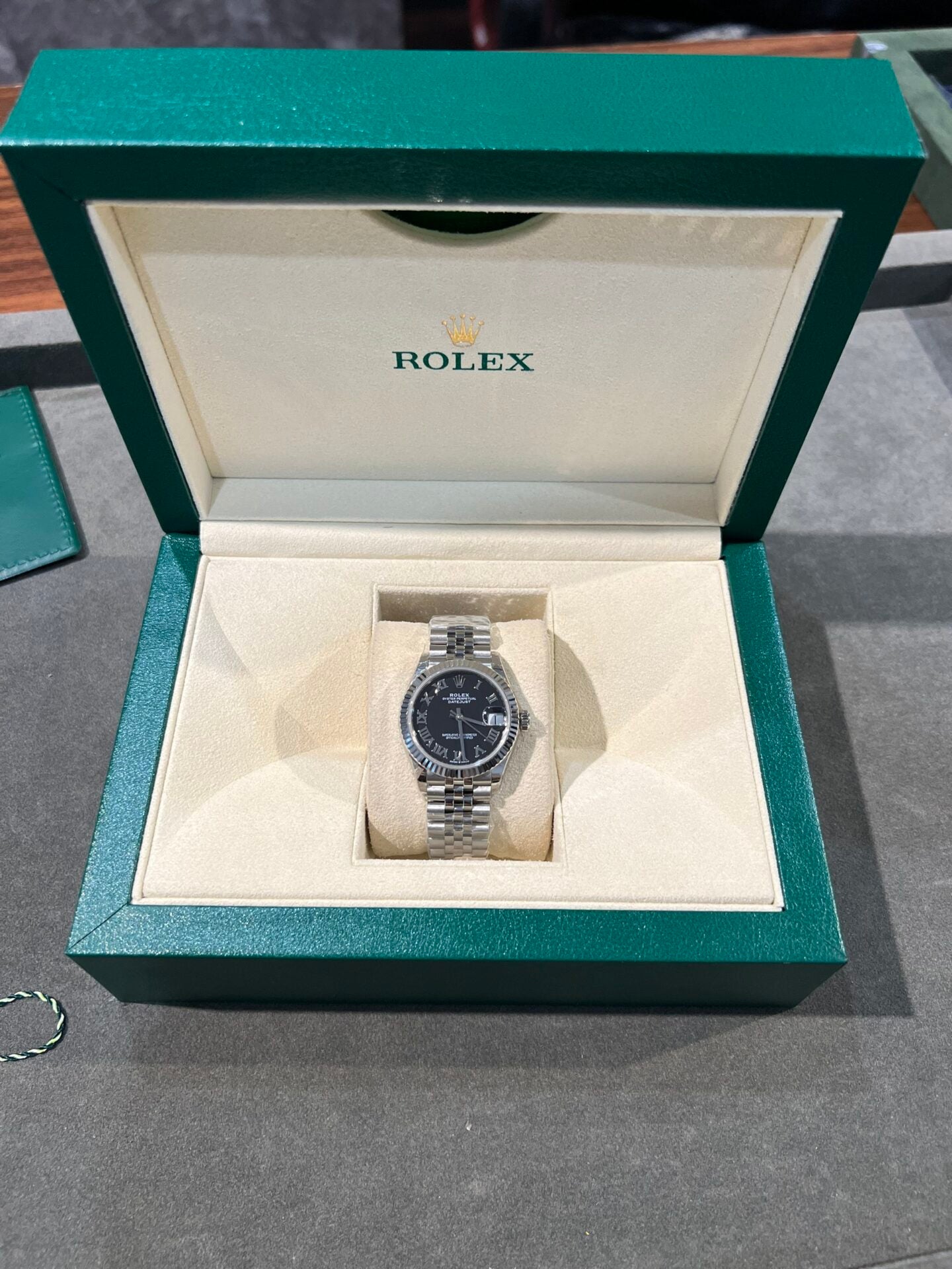 Rolex DateJust 31mm Replica Women’s Black Dial Clone