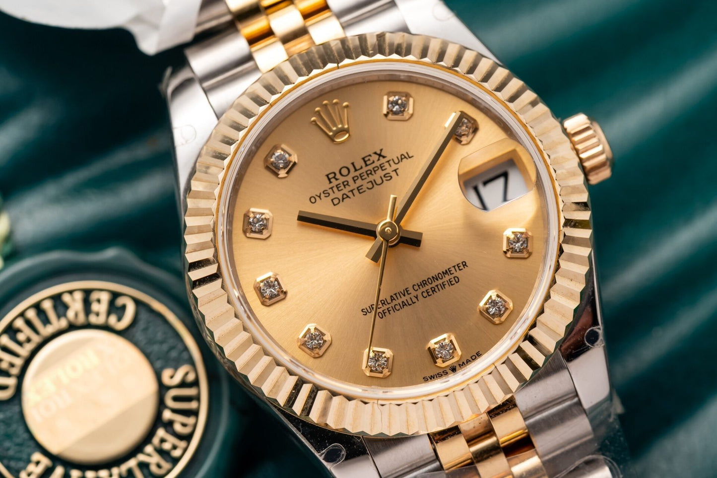 Rolex DateJust Best Replica Watch Gold Wrapped Jubilee Strap GM Factory 31mm