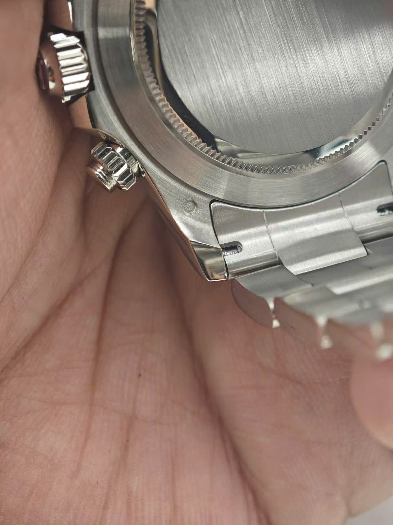 Rolex Cosmograph Daytona 116576TBR Replica Watch Platinum PT950 + Diamonds Custom 40mm Clone