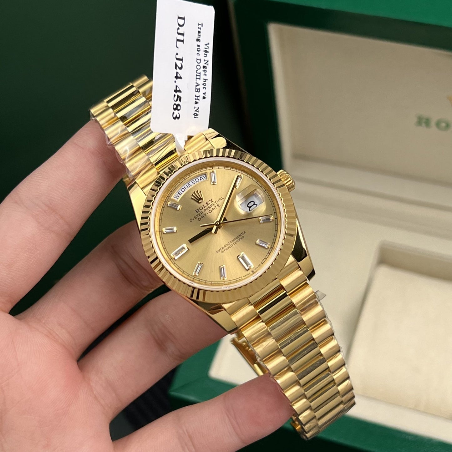 Rolex Day-Date Gold Wrapped Champagne Dial GM Factory 40mm