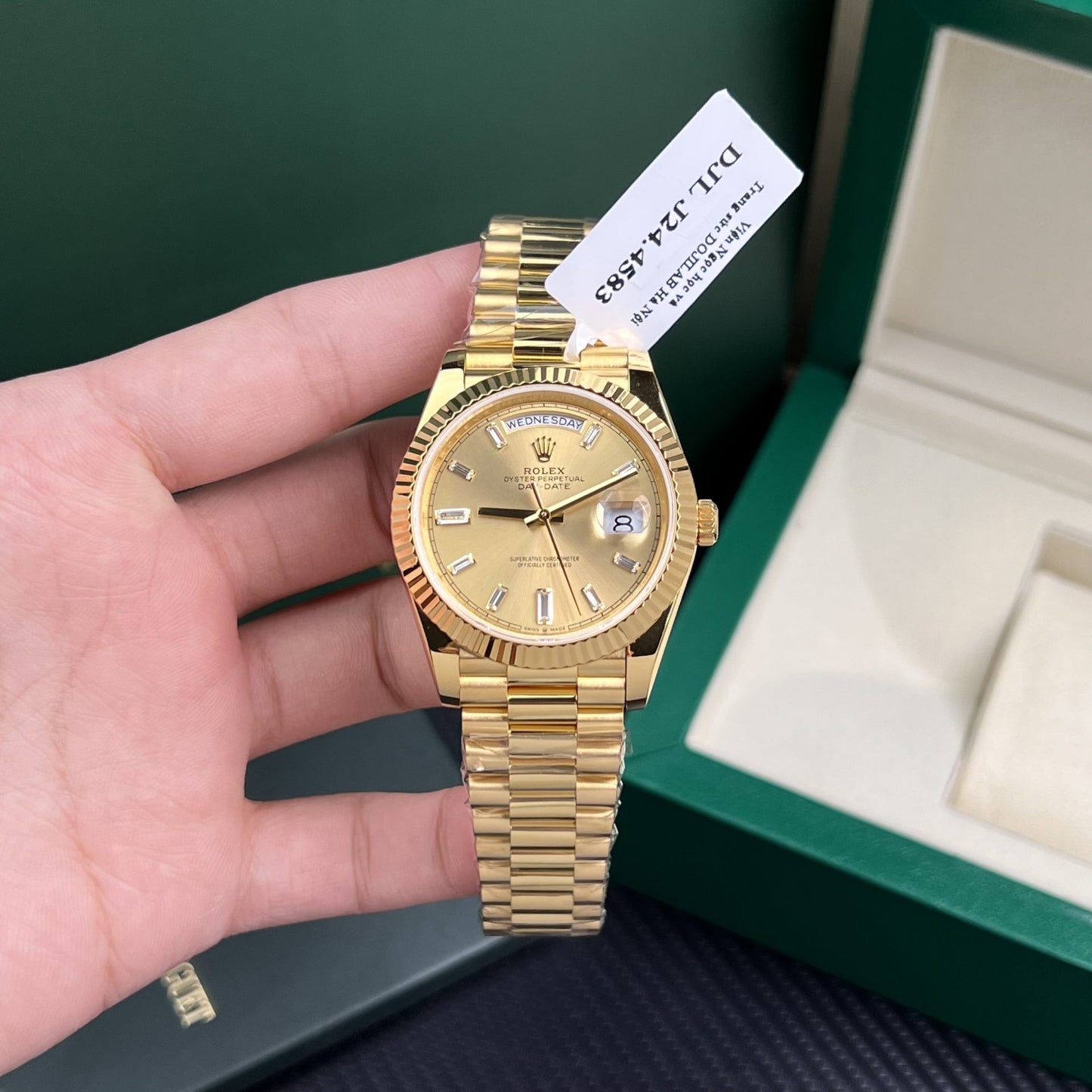 Rolex Day-Date Gold Wrapped Champagne Dial GM Factory 40mm