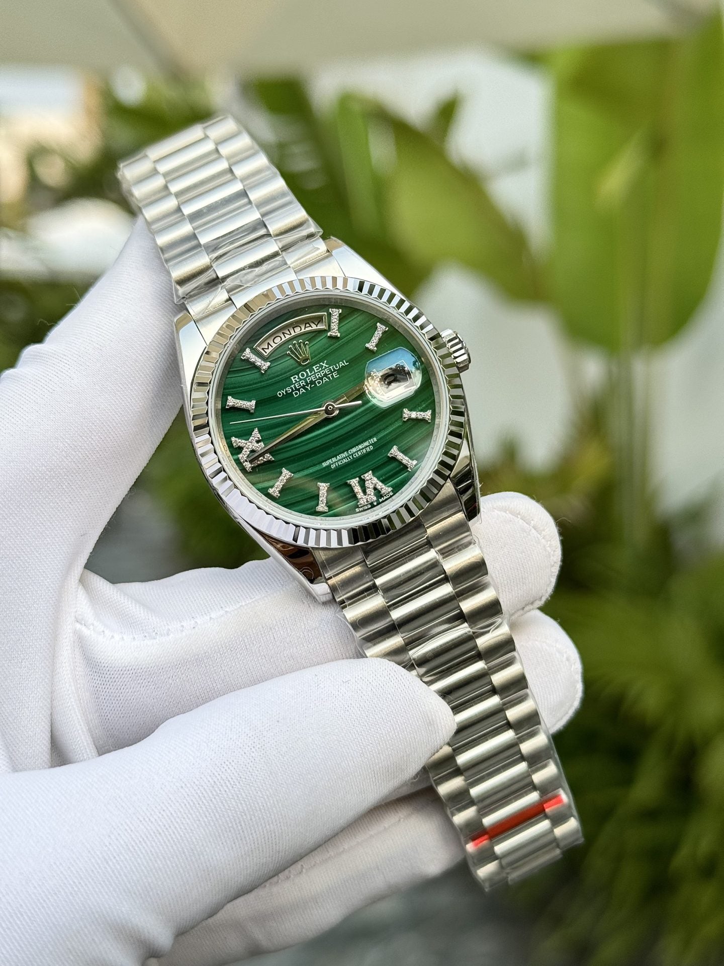 Rolex Best Replica Watches Day-Date Roman Numeral Pile 40mm Clone