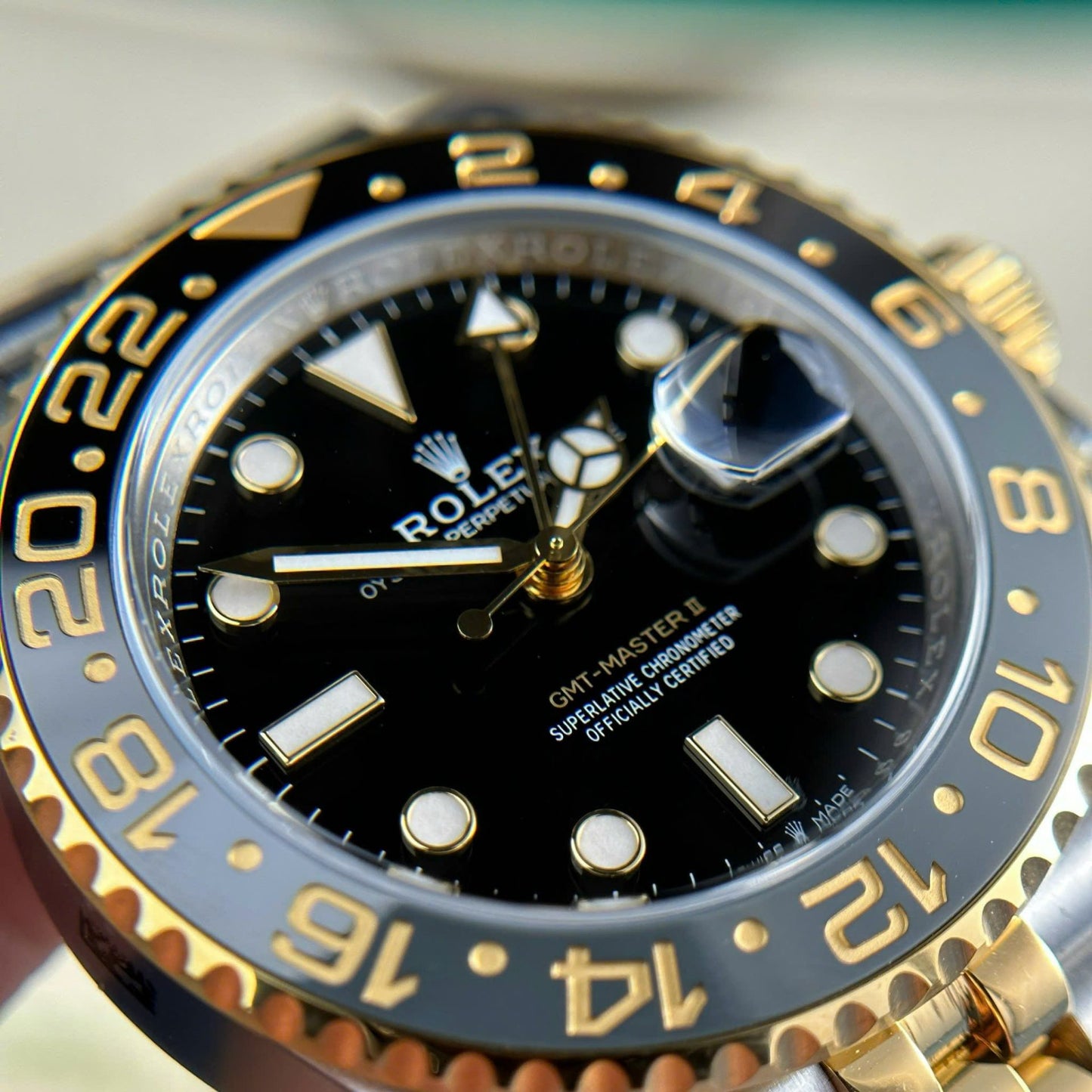 Rolex Replica Watch GMT-Master II 126713GRNR Black Dial Clean Factory 41mm