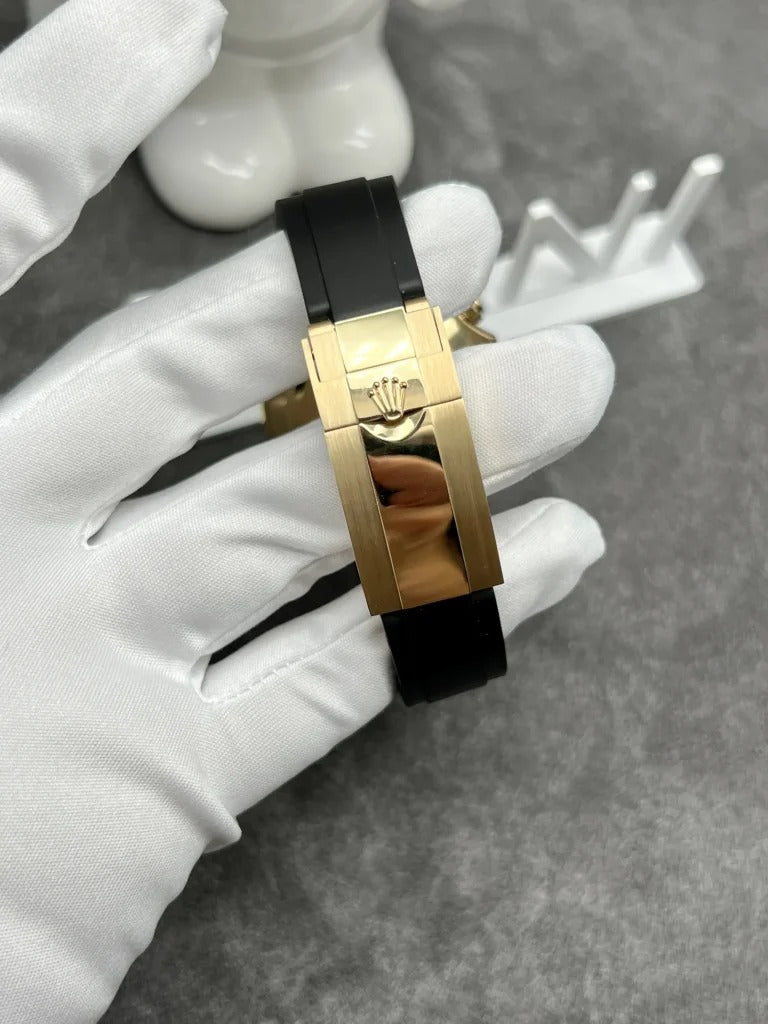Rolex Solid Gold Watch and Diamonds Daytona 116588TBR Eye Of Tiger 40mm Clone