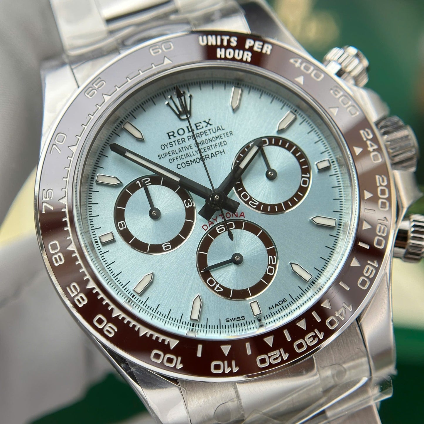Rolex Cosmograph Daytona 126506 Best Replica Watch Dial Ice Blue Clean Factory 40mm