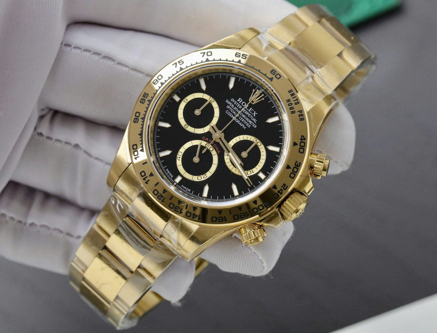 Rolex Cosmograph Daytona M126508 Black Dial 40mm Clone