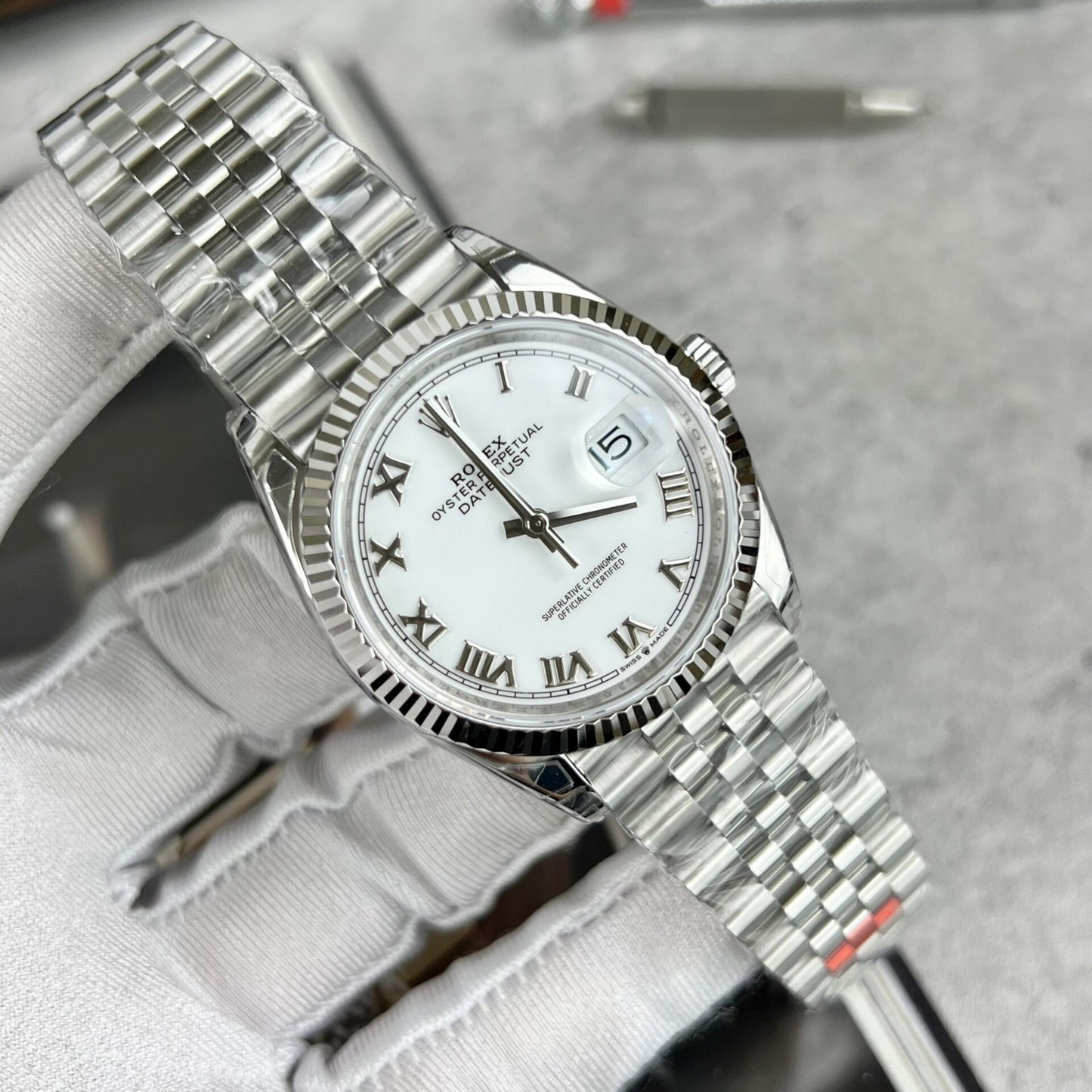 Rolex DateJust 126234 Replica Watch White Dial VS Factory 36mm Clone