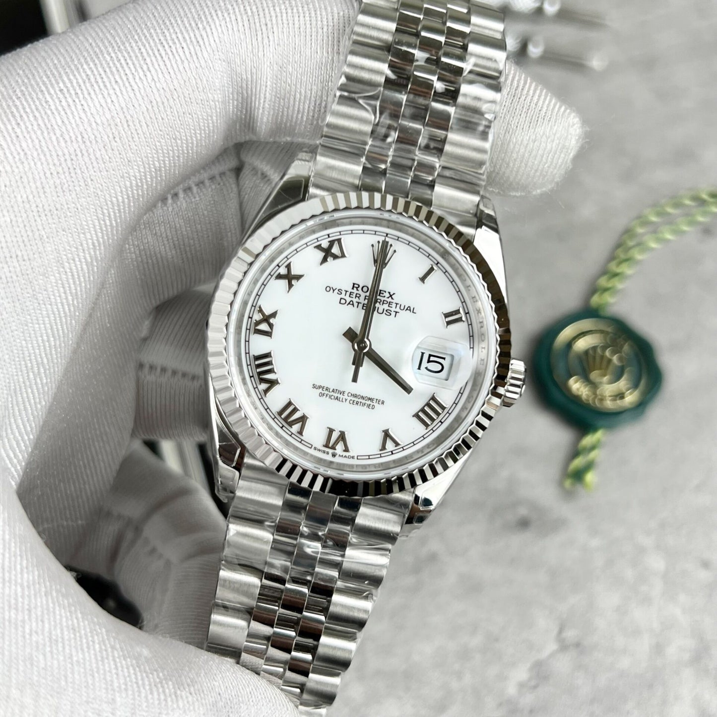 Rolex DateJust 126234 Replica Watch White Dial VS Factory 36mm Clone
