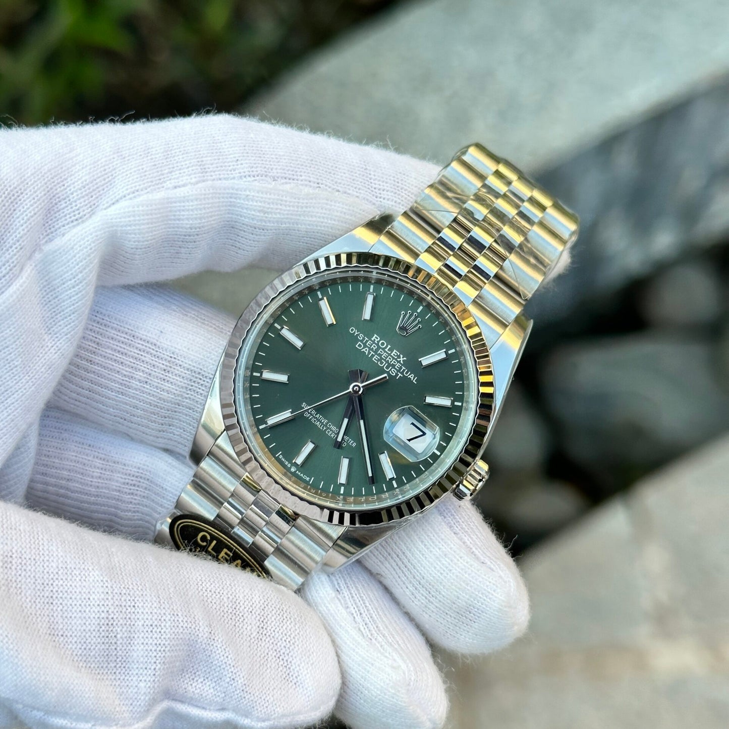 Rolex DateJust 126334 Green Dial Jubilee Strap Clean Factory 36mm