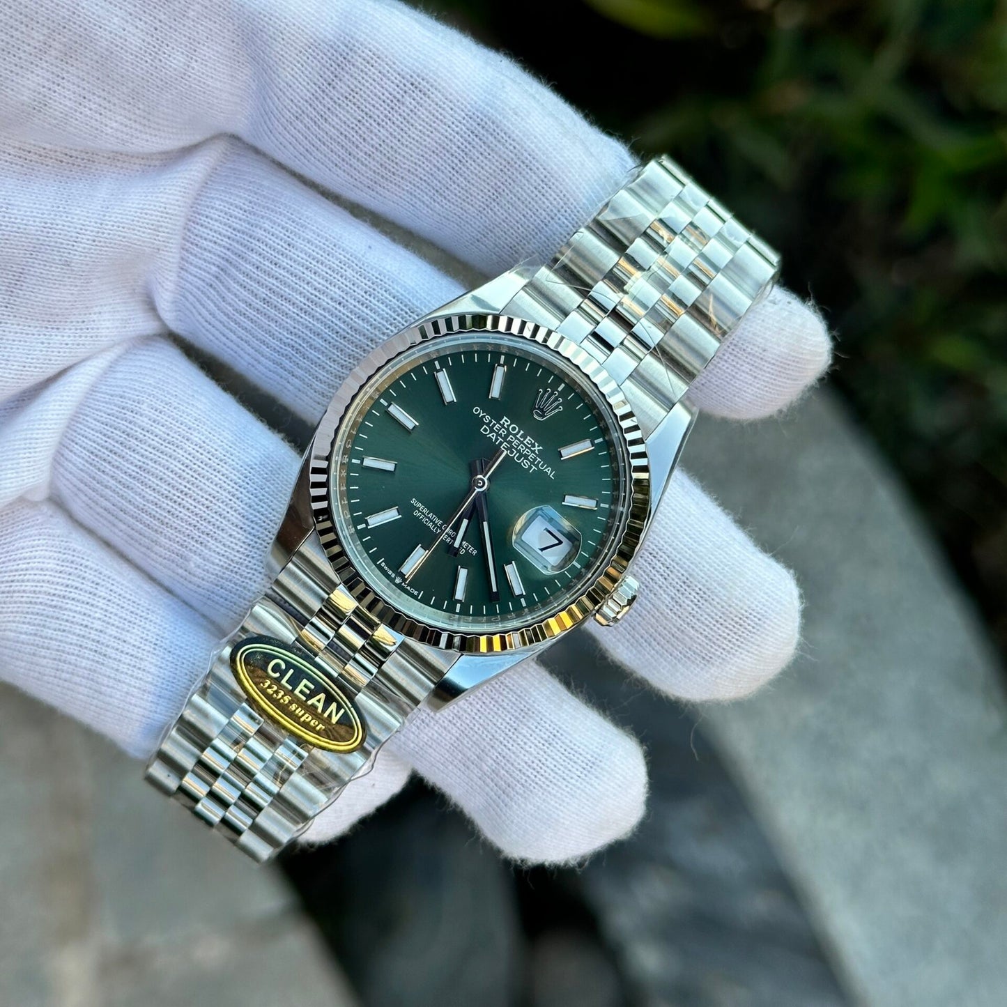Rolex DateJust 126334 Green Dial Jubilee Strap Clean Factory 36mm