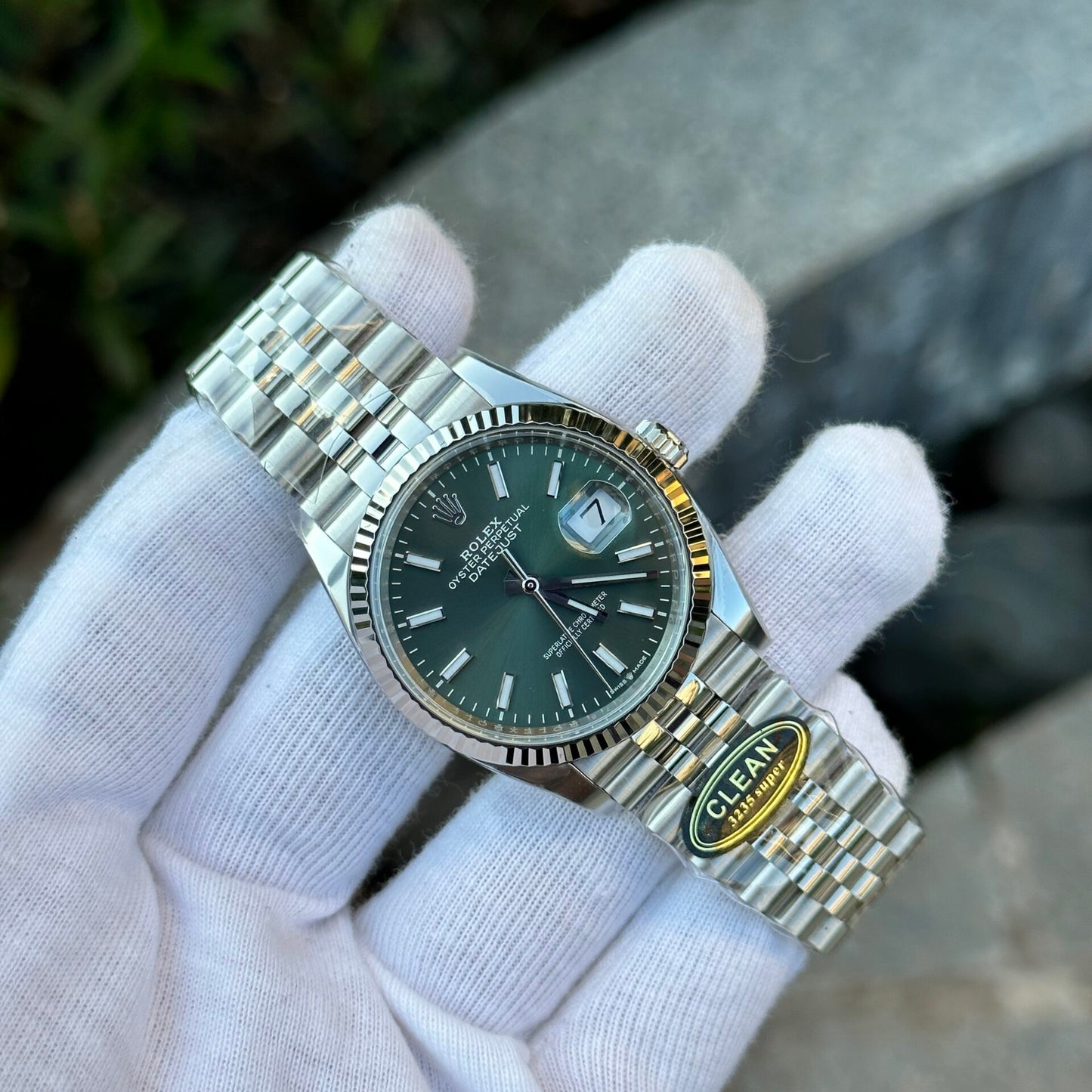 Rolex DateJust 126334 Green Dial Jubilee Strap Clean Factory 36mm