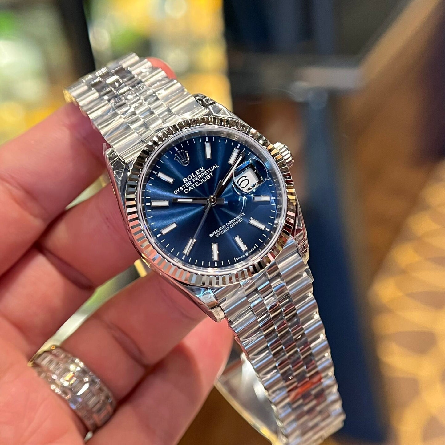 Rolex DateJust 126334 Replica Watches Blue Dial VS Factory 36mm