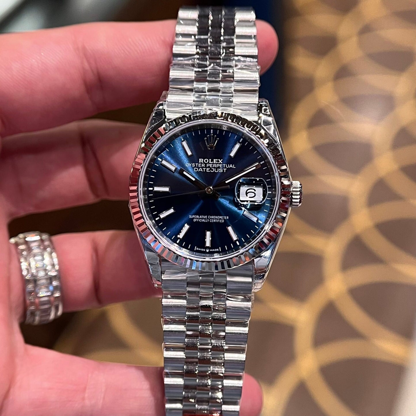 Rolex DateJust 126334 Replica Watches Blue Dial VS Factory 36mm