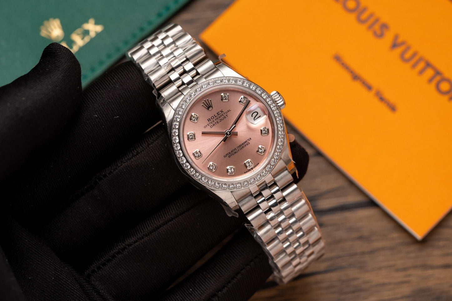 Rolex Watch DateJust 278273 Pink Dial Jubilee Strap 31mm Clone