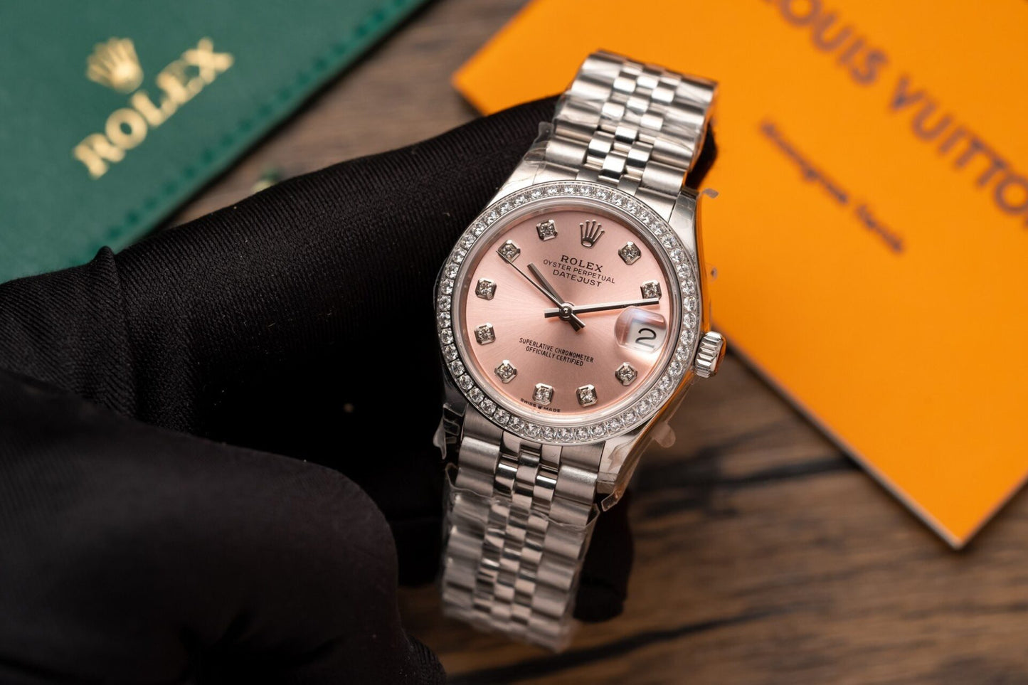 Rolex Watch DateJust 278273 Pink Dial Jubilee Strap 31mm Clone