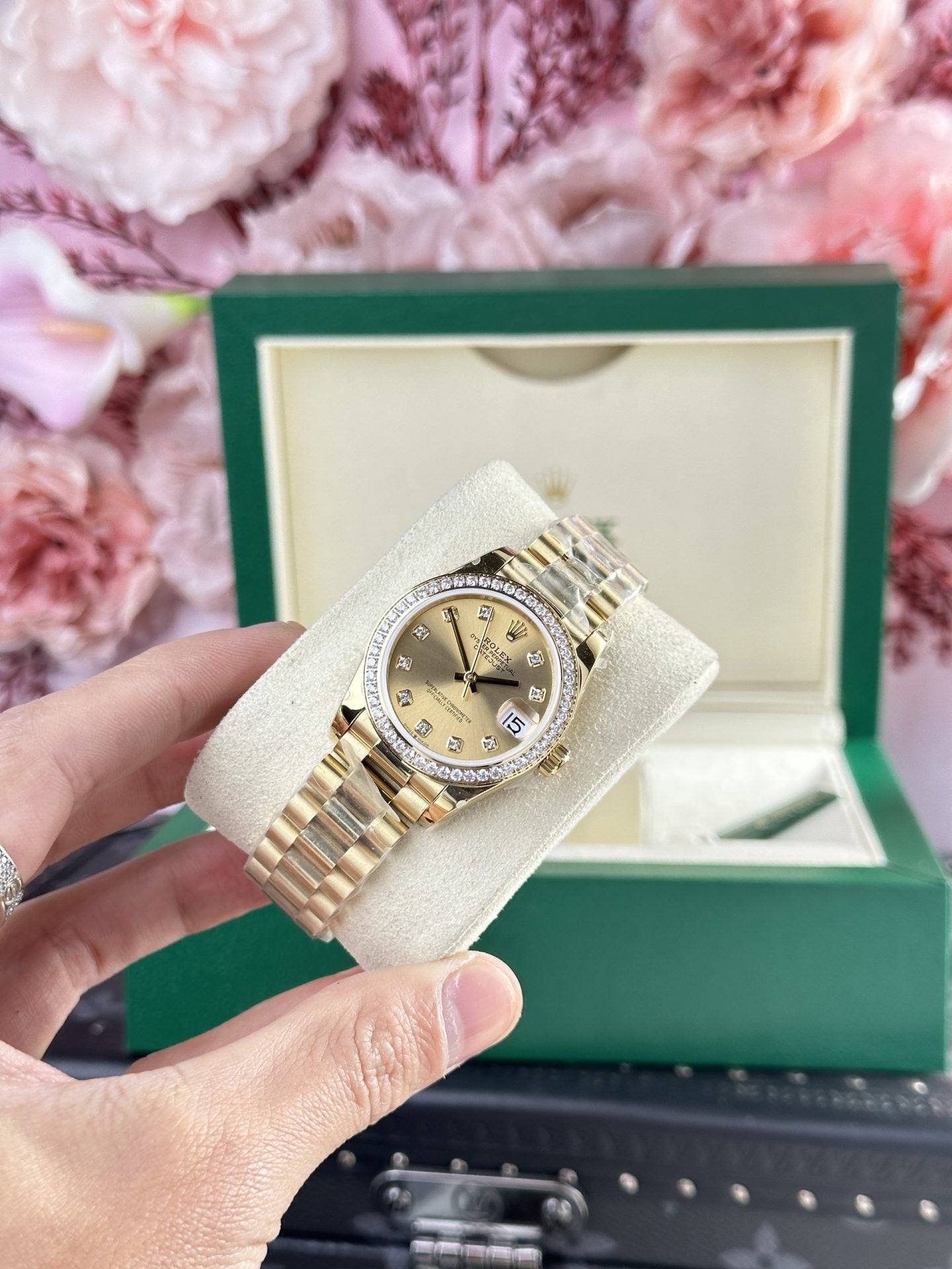 Rolex DateJust 278288 Replica Watch Yellow President Strap 31mm Clone