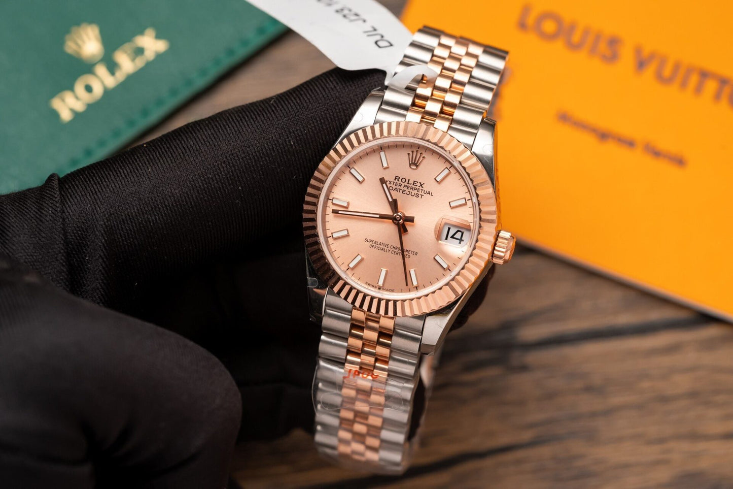 Rolex DateJust Replica Watch Gold Wrapped GM Factory 31mm