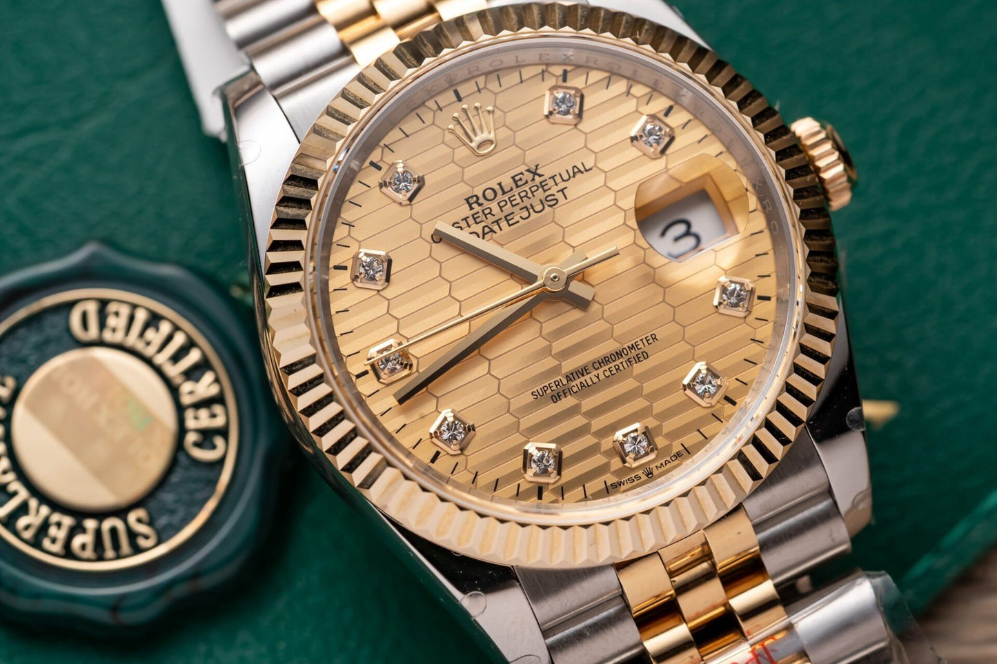 Rolex Best Replica Watch DateJust Gold Wrapped Jubilee Strap GM Factory 36mm