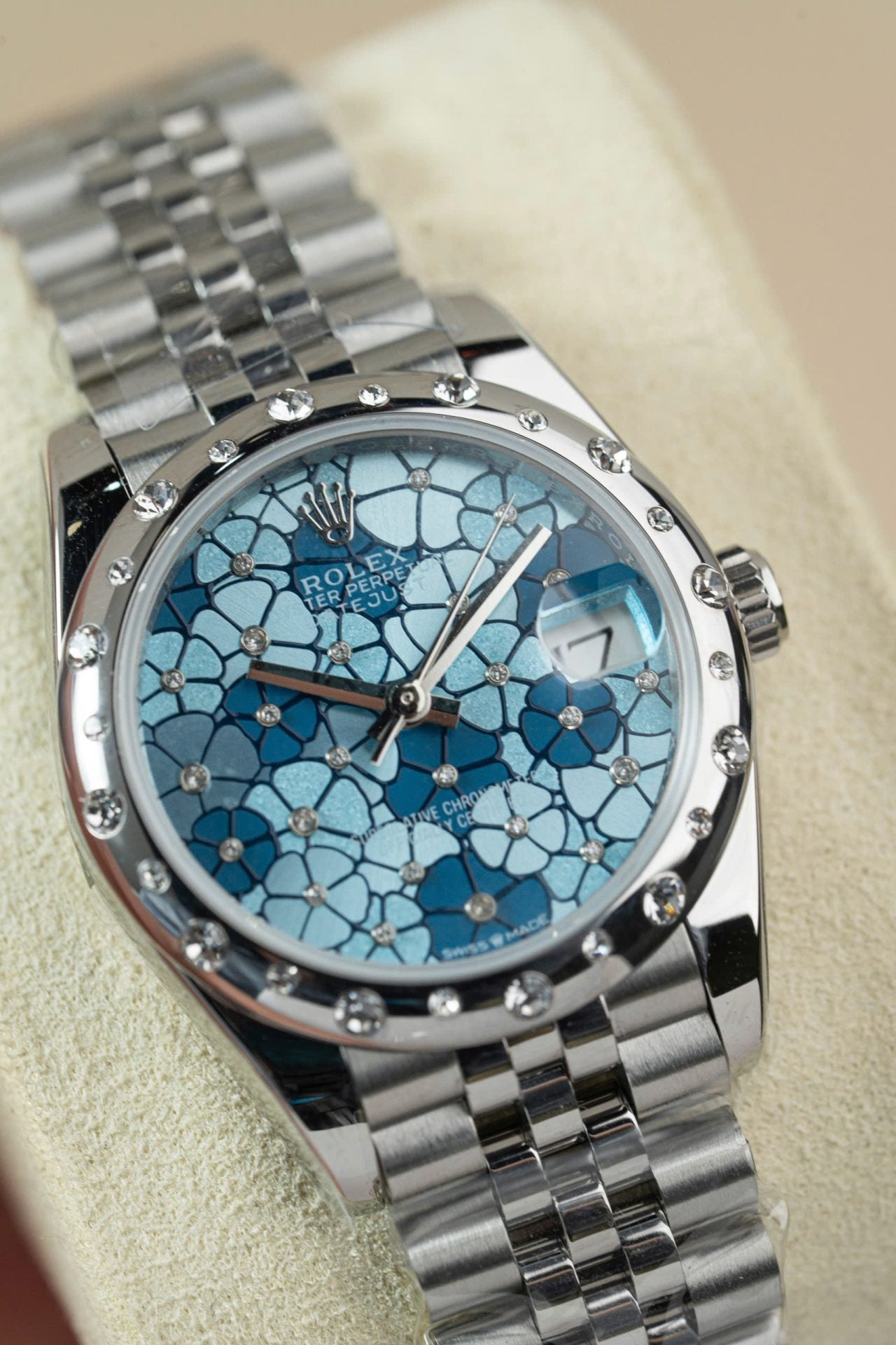 Rolex Replica Watches DateJust Lady 278344 Flower Dial 31mm Clone